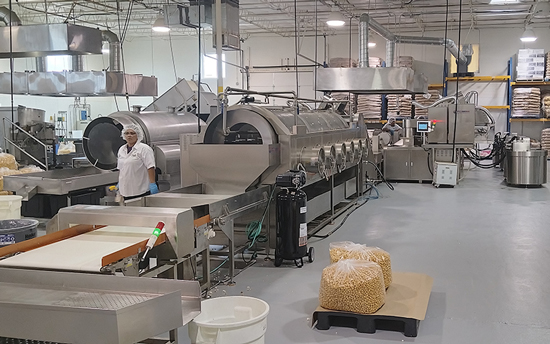 Ligne de Production de Popcorn aux États-Unis